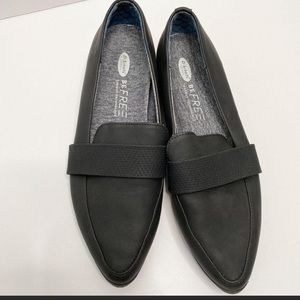 Dr. Scholl's Black Esta Pointed Toe Loafers 7.5